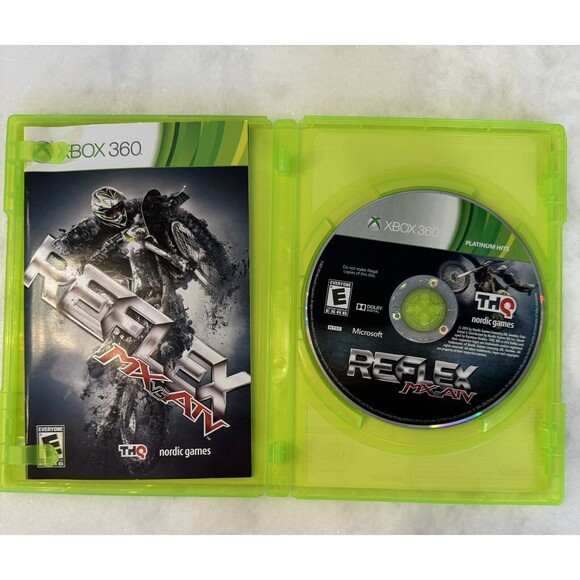 MX vs ATV Reflex (Microsoft Xbox 360, 2009) Complete Platinum Hits - Picture 5 of 9
